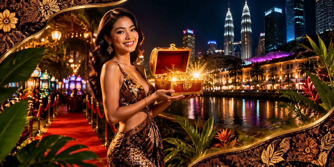 A batik-clad user accessing live match betting in Kuala Lumpur